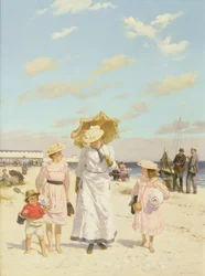 Sur le sable, c.1900