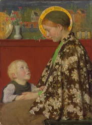 Jeune mère, c.1892-1895