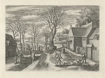 Février De douze mois (titre de la série)