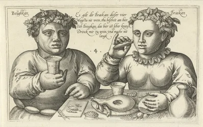 Gourmand et ivrogne (Jeux de mots sur la relation entre homme et femme)