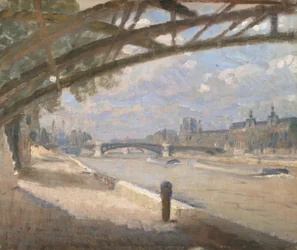 Sous le Pont des Arts, Paris. Midi