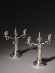 Candélabre, firme de Peter Carl Fabergé