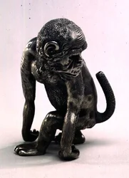 Figure de singe fabriquée pour Fabergé, c.1896-1908