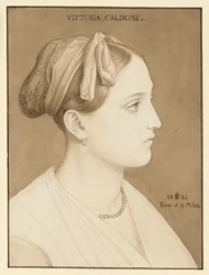 Portrait de Vittoria Caldoni