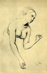 Femme à demi nue, 1821, 1943