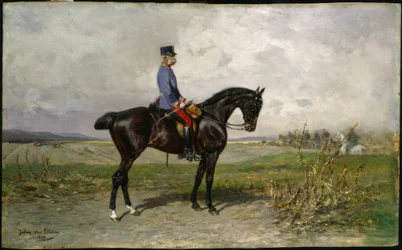 Franz Joseph, Portrait équestre / Blaas