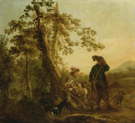 Chasseurs au repos, 1652