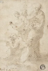 Un groupe de figures, c.1649