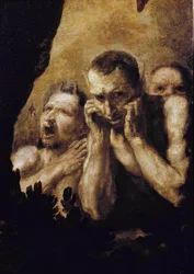 Apollon et Marsyas (détail). Peinture de José de Ribera dit lo Spagnoletto (1591-1652)