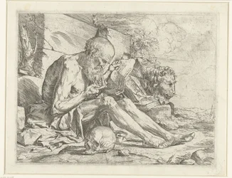 Saint Jérôme lisant