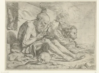 Saint Jérôme lisant