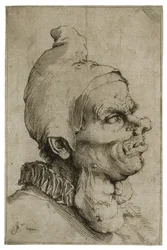Grande tête grotesque, vers 1622