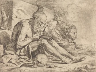 Saint Jérôme lisant