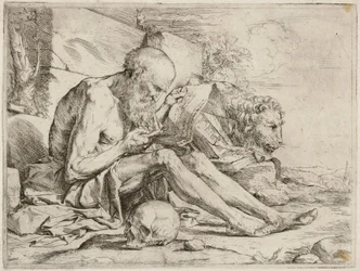 Saint Jérôme lisant