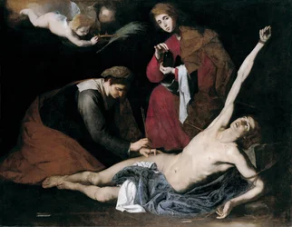 Saint Sébastien soigné par les Saintes Femmes