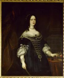 Portrait de Vittoria della Rovere (1622-1694), Grande Duchesse de Toscane, épouse de Ferdinand II de Médicis (détail)