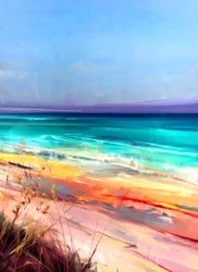 Abstrait coloré de plage