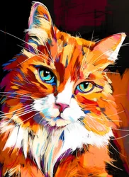 Portrait coloré d