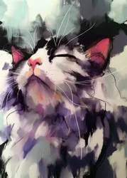 Rêve de chat plein de vie