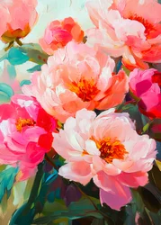 Des pivoines aux couleurs éclatantes