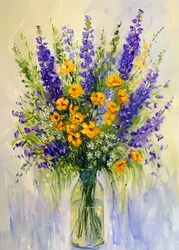 Bouquet estival haut en couleur