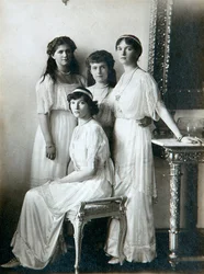 Les quatre filles du tsar Nicolas II de Russie, années 1910