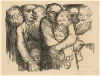 Mères (2e version rejetée de la 6e feuille de « Guerre », 1er état)