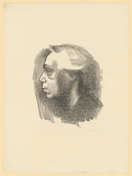 Autoportrait (1er état)