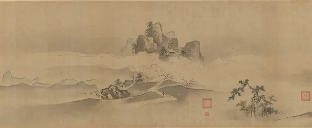 Paysage de Chine : Huit vues des rivières Xiao et Xiang, XVIIe-XVIIIe siècle