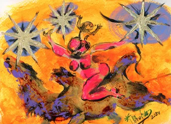 La cavalière céleste