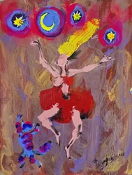 La danseuse, la lune et les étoiles