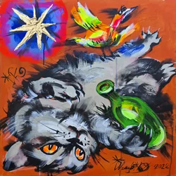 Chat espiègle