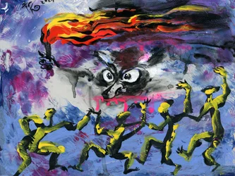Danse des esprits primitifs