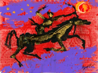 Guerrier à cheval