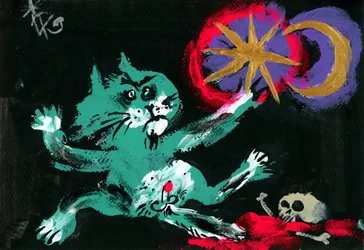 Chat sorcier, sortilège céleste