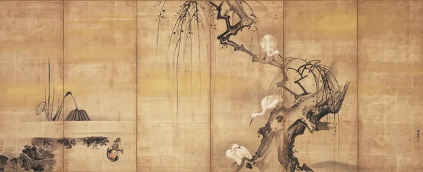 Oiseaux dans le paysage, première moitié du 17ème siècle