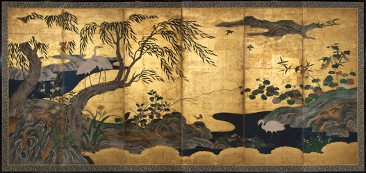Oiseaux et fleurs, fin du XVIe siècle