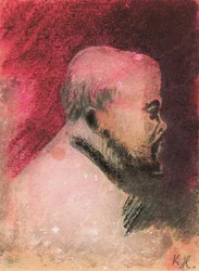 Portrait du poète Paul Verlaine