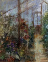 La serre, 2000 (pastel sur papier)