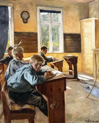 Dans la salle de classe
