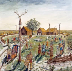 Fort de Danebury Hill, IIe siècle av. J.-C.
