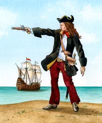 Anne Bonny, vers 1698, pirate irlandaise
