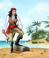 Mary Read, 1690-1720, compagne de pirates britanniques