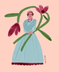 Portrait floral haut en couleur