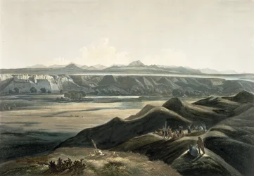 Vue des montagnes Rocheuses, planche 44 du volume 2 de 