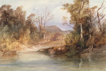 Vue sur le Missouri, tombe de Blackbird