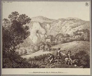 « Le château de Lueg ou Predjama, à 12 heures de Trieste »