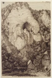 Le château de Predjama ou Lueg, à XII heures de Trieste