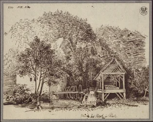 Moulin près de Popetz en Carniole / Moulin près du village de Podpeč en Carniole