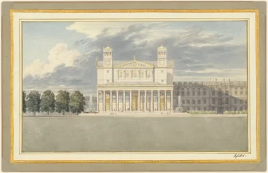 La façade et les environs d